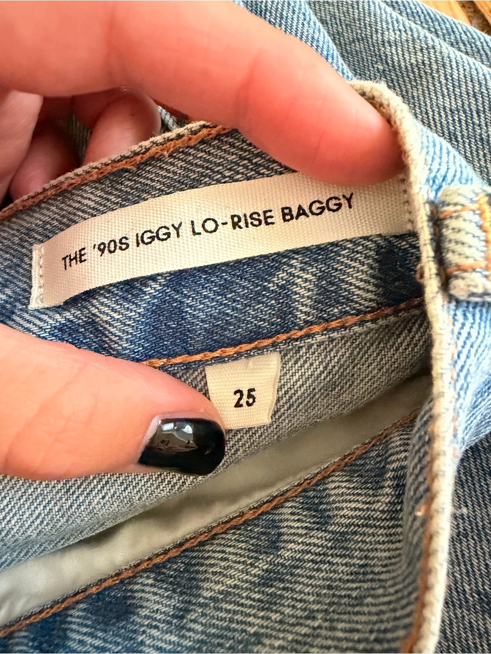 Denim Forum '90s Iggy Lo-Rise Baggy Jeans - Light Blue